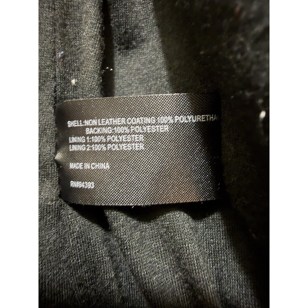 Altar'd State Jacket Women's Size XS Black Faux Leather Biker Motto Streetwear - Picture 13 of 16